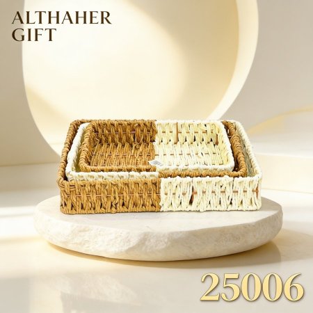 طقم سلة قش 6*25*35   /3